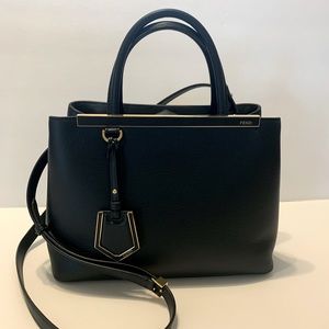 Fendi Handbag petite size - black with gold hardware